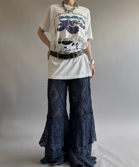 【RE;CIRCLE】  RE Crochet Tiered Pants/ 260810-040