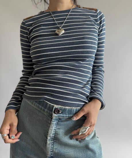 【USED】 Lauren Ralph Lauren Zip Design Top / 260905-026