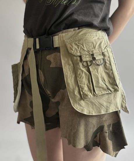 【RE;CIRCLE】  RE Fishing Vest Belt Bag / 260810-012