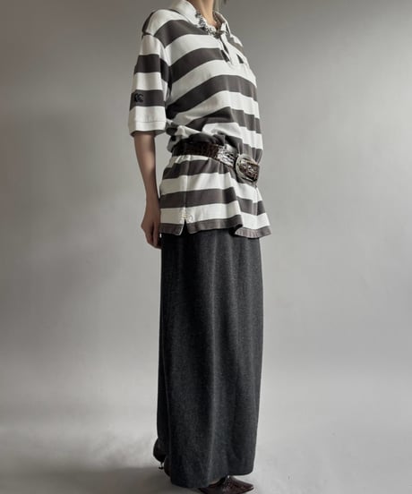 【USED】 Wool Long Skirt / 260822-008