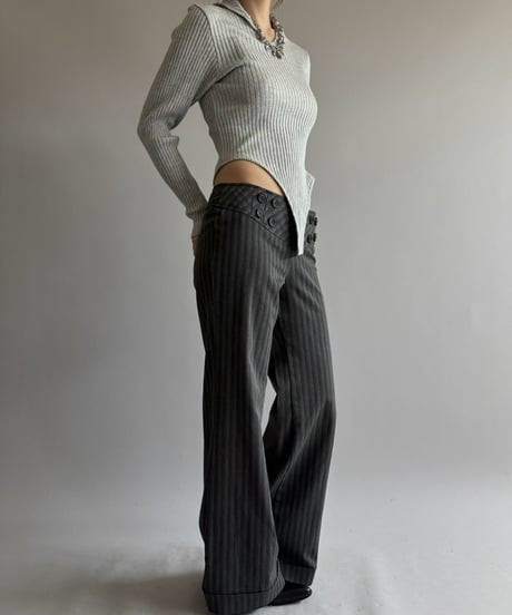 【RE;CIRCLE】 RE Rib Knit Leotard Top /261001-019