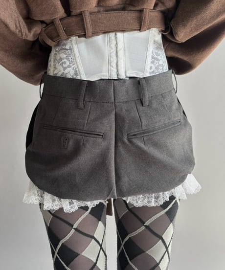 【Chinatsu Aoyama】  Suit Short Pants /  2601022-028