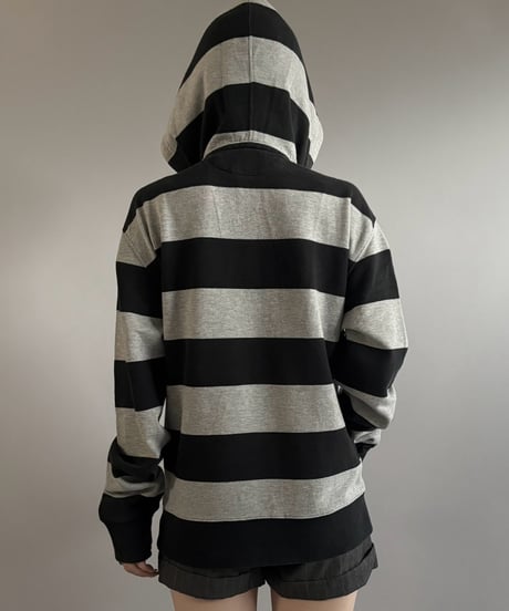 【USED】 Polo Ralph Lauren Border Hooded Rugger Shirt / 260919-006