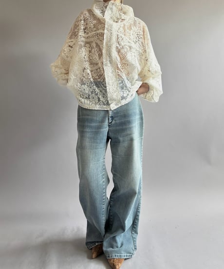 【RE;CIRCLE】RE Lace Hooded Jacket / 260824-011