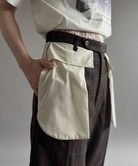 【RE;CIRCLE】 Re Slacks Pocket Shorts /  260727-006