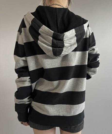 【USED】 Polo Ralph Lauren Border Hooded Rugger Shirt / 260919-006