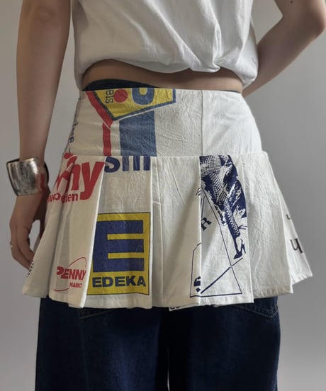 【RE;CIRCLE】  RE Eco Bag Pleats Skirt / 260810-017