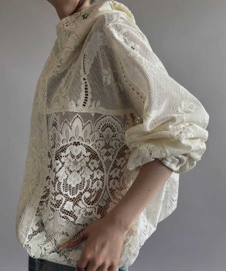 【RE;CIRCLE】RE Lace Hooded Jacket / 260824-009