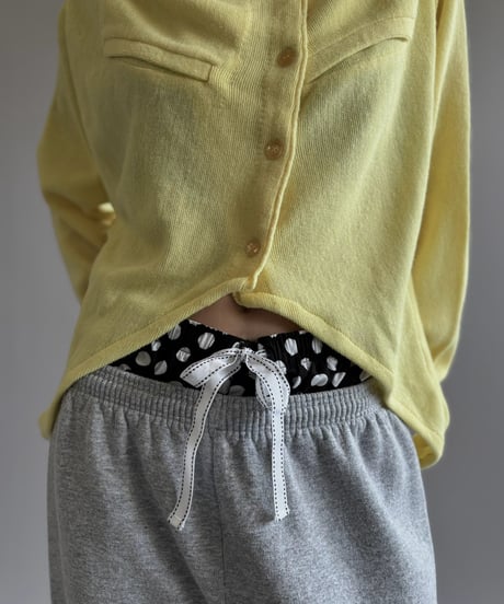 【RE;CIRCLE】 RE Deformed Acrylic Cardigan / 261005-005