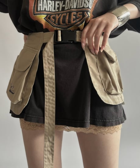【RE;CIRCLE】  RE Fishing Vest Belt Bag / 260810-010