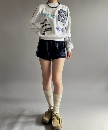【RE;CIRCLE】 RE Mash up Products Handwritten Sweat Top  /261026-003