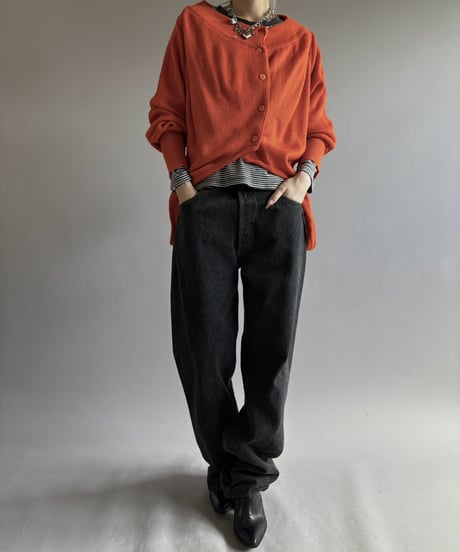 【RE;CIRCLE】 RE Deformed Acrylic Cardigan / 261005-006