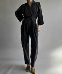【USED】 Two-Tuck Cotton Jump Suit / 261024-011