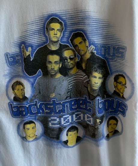 【USED】 00's Back Street Boys L/S T-Shirt/ 260718-017