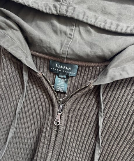 【USED】 Lauren Ralph Lauren Knit Zip Parka / 261017-010