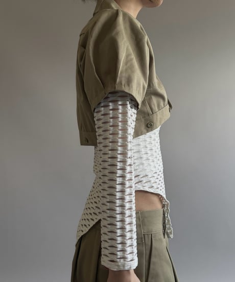 【Chinatsu Aoyama】 RE Makers Shirt Khaki / 260813-022