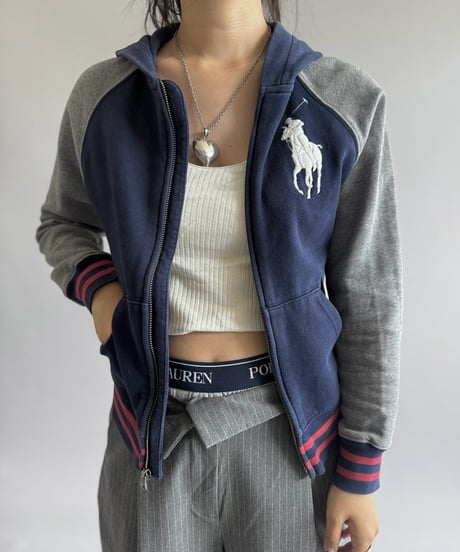 【USED】 Polo Ralph Lauren Big Pony Zip Parka / 260905-019