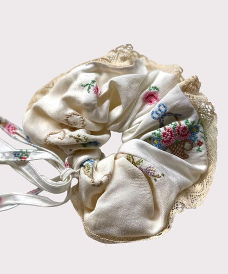 【Chinatsu Aoyama】 RE The Home Makers Scrunchie / 260820-075