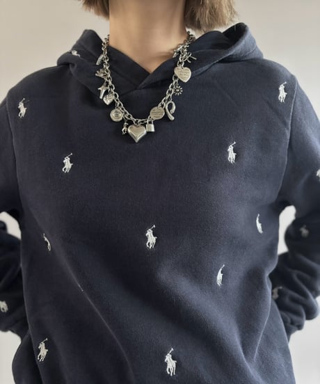 【USED】 Polo Ralph Lauren Embroidery Hoodie / 261003-030