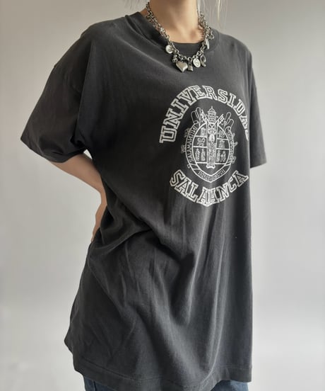 【USED】 Made in USA 80~90's UNIVERSIDAD SALAMANCA T-Shirt / 260801-004