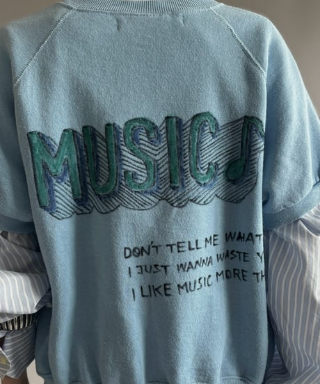 【RE;CIRCLE】 RE Mash up Products Handwritten Sweat Top  /261026-015