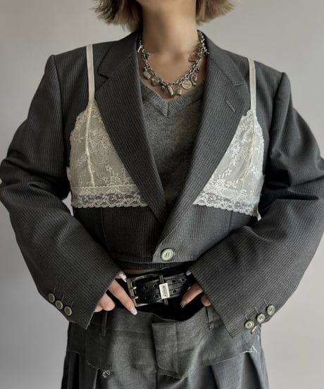 【Chinatsu Aoyama】 Suit Camisole Jacket  /  2601022-038