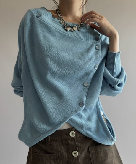 【RE;CIRCLE】 RE Deformed Acrylic Cardigan / 261005-009