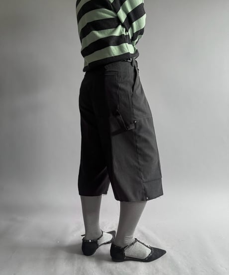 【Chinatsu Aoyama】 Re Suit Double Knee Shorts / 260921-003