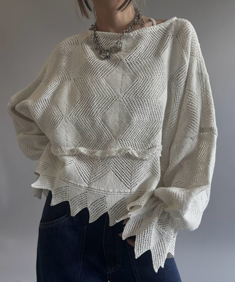 【RE;CIRCLE】 RE Crochet Top / 260803-016