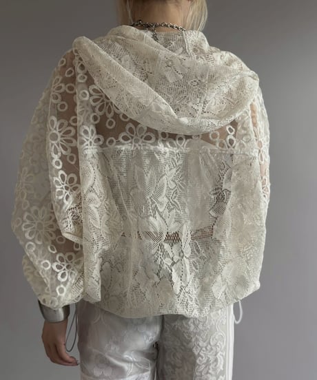 【RE;CIRCLE】RE Crochet  Hooded Blouson / 260709-016