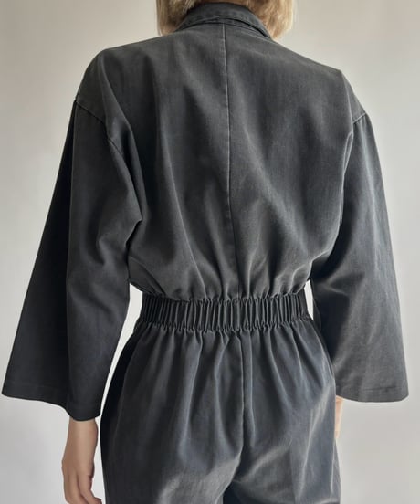 【USED】 Two-Tuck Cotton Jump Suit / 261024-011