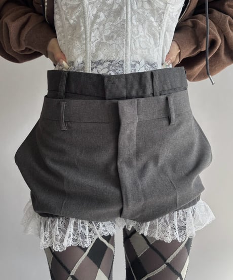 【Chinatsu Aoyama】  Suit Short Pants /  2601022-028