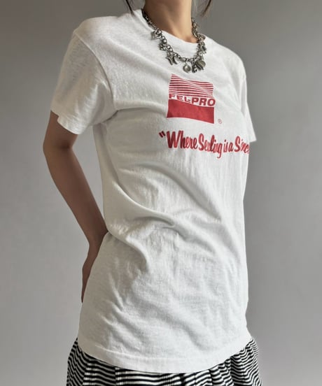 【USED】 80's  Made in USA Hanes FEL-PRO T-Shirt / 260822-001