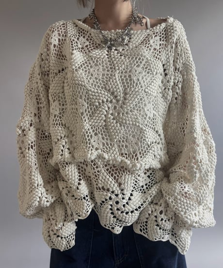 【RE;CIRCLE】 RE Crochet Top / 260803-015