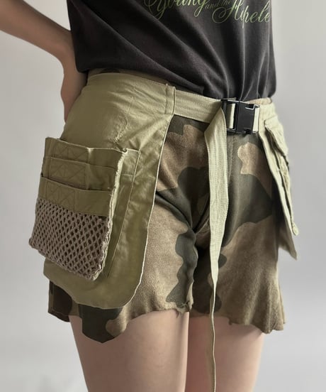 【RE;CIRCLE】  RE Fishing Vest Belt Bag / 260810-012