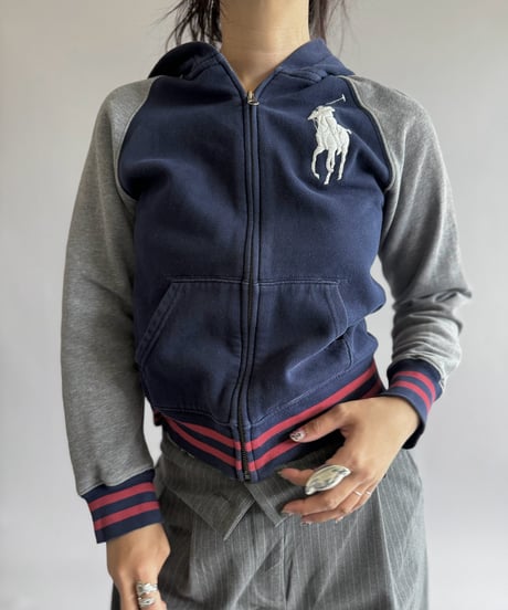 【USED】 Polo Ralph Lauren Big Pony Zip Parka / 260905-019