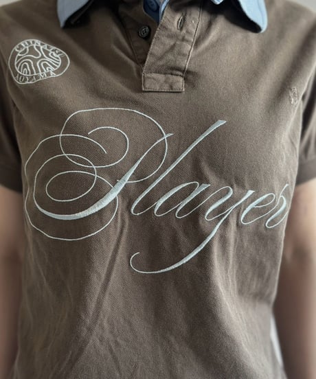 【Chinatsu Aoyama】 RE Player Polo Shirt / 260827-035