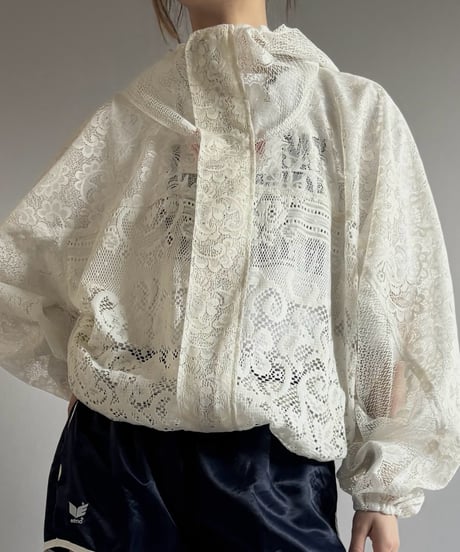 【RE;CIRCLE】RE Lace Hooded Jacket / 260824-006