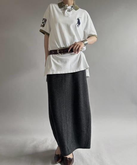 【USED】 Wool Long Skirt / 260822-008