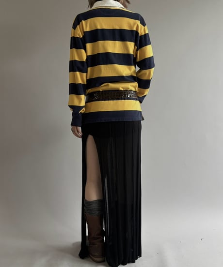 【USED】 90's Polo Ralph Lauren Striped Rugby Shirt / 261003-018