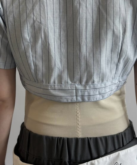 【Chinatsu Aoyama】 RE Makers Shirt Stripe / 260813-031