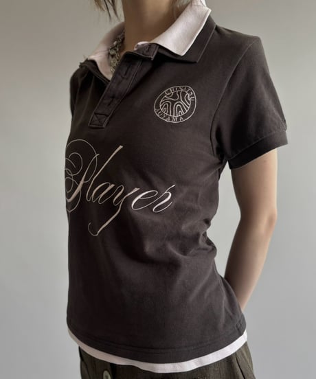 【Chinatsu Aoyama】 RE Player Polo Shirt / 260827-041