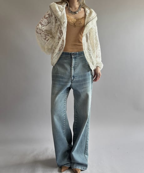 【RE;CIRCLE】RE Lace Hooded Jacket / 260824-010