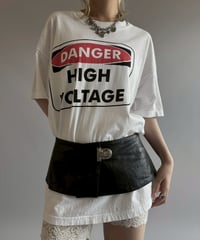 【USED】 DANGER HIGH VOLTAGE T-Shirt/ 260711-001