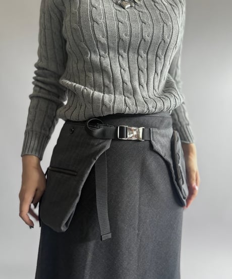 【RE;CIRCLE】 RE Suit Waist Belt Bag / 260917-004