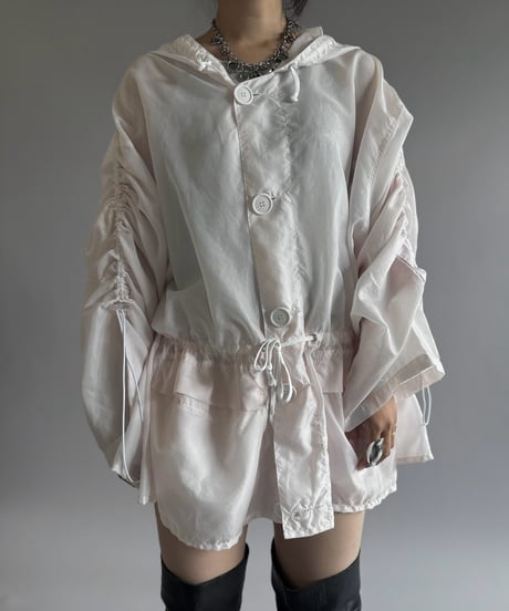 【RE;CIRCLE】RE Snow Parka Jacket Dyed Light Pink / 260914-014