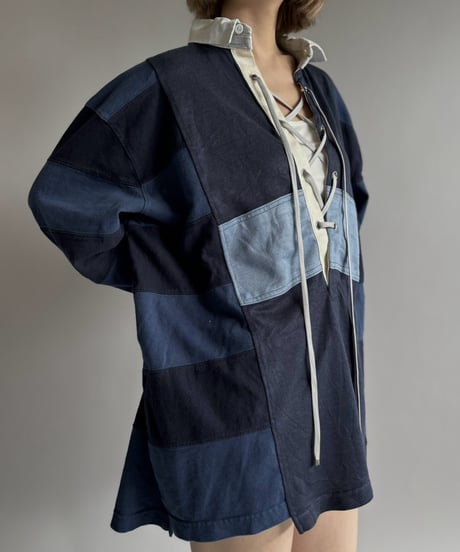 【RE;CIRCLE】 RE Lace-Up Rugger Shirt  /261015-011