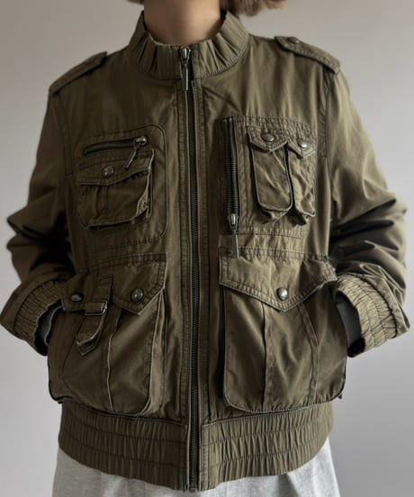 【USED】 TOMMY HILFIGER Military Blouson  / 261010-004