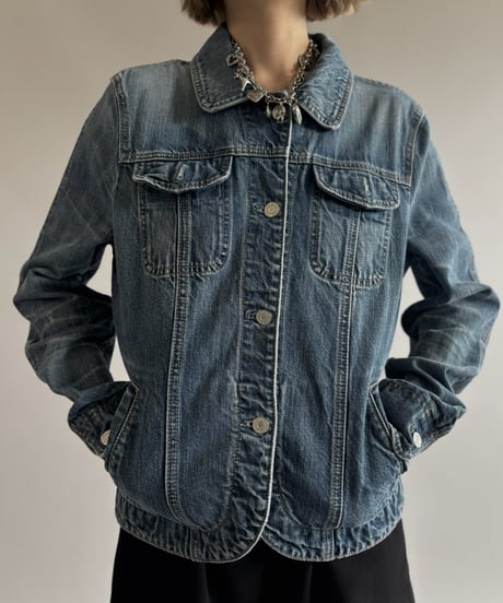 【USED】 00's GAP Design Denim Jacket   / 261010-018