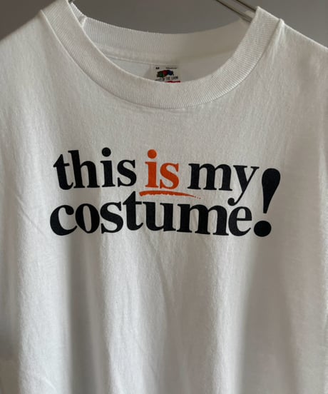 【USED】 Made in USA 90's This is My Costume T-Shirt / 260808-005